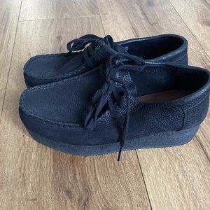Wallacraft Lo Black Nubuck Clarks